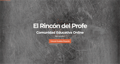 Desktop Screenshot of elrincondelprofe.org